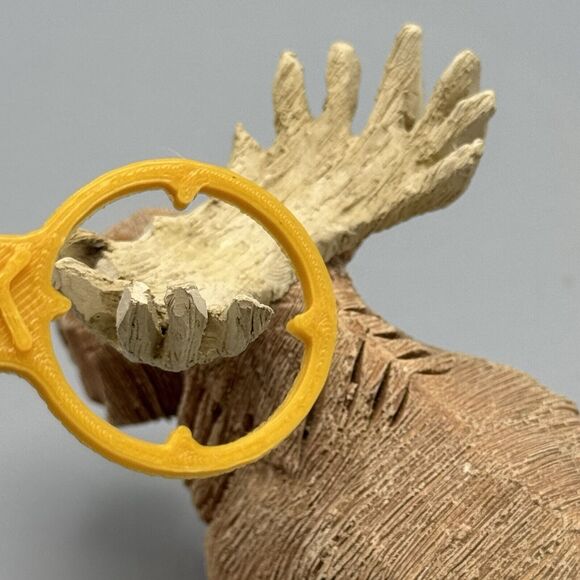 Vtg Artesania Rinconada Moose Figurine Uruguay Retired Wildlife 4" READ As is - Picture 9 of 15